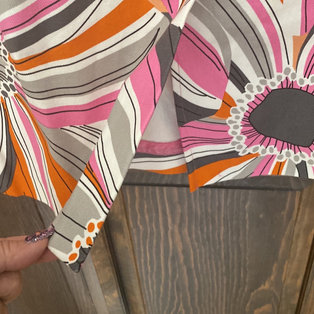 (A) Ideology VIBRANT pink gray orange white skirt, sz 4, EUC - Picture 10 of 11